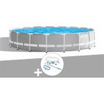 Pack piscine tubulaire Intex Prism Frame ronde 5,49 x 1,22 m + Kit d'entretien