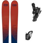 Pack ski alpin Zag Slap Team + Salomon L7 Gw N Black/white B90 Enfant Orange/Bleu taille 137 2022