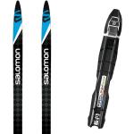 Pack ski de fond skating." Salomon S/race Junior Carbon Skate 22 + Fixations - Enfant - Noir / Bleu - taille 162 - modèle 2022