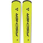 Skis alpins Fischer Sports jaunes en fibre de verre en promo 