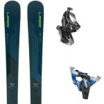 Skis de randonnée Elan verts en titane 166 cm en promo 