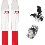 Skis de randonnée G3 rouges en carbone 177 cm en promo 