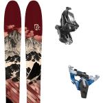 Skis de randonnée Icelantic marron en verre 166 cm en promo 