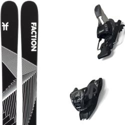Pack ski freeride." Faction Mana 2 24 + Fixations - Homme - Noir / Blanc - taille 166 - modèle 2024