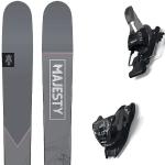 Skis freestyle Majesty gris en carbone 176 cm en promo 