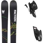 Skis freestyle Faction marron en bois 139 cm en promo 