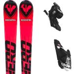 Skis alpins Rossignol rouges 130 cm en promo 