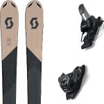 Fixations ski de randonnée marron en carbone 155 cm 
