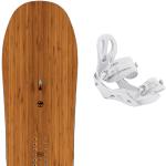 Pack snowboard freeride." Arbor Veda Camber 24 + Fixations - Femme - Marron / Noir - taille 159 - modèle 2024