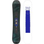 Pack snowboard freestyle." Salomon Pulse 24 + Fixations - Homme - Noir / Bleu / Vert - taille 145 - modèle 2024
