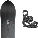 Fixations snowboard & packs snowboard Nidecker blancs en carbone 162 cm en promo 