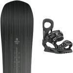 Pack snowboard polyvalent." Nidecker Play 24 + Fixations - Homme - Noir / Gris - taille 152M - modèle 2024