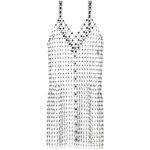 Robes courtes Paco Rabanne blanches Taille XS pour femme 