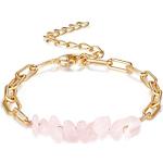 Bracelets de perles beiges nude en or à perles 18 carats look fashion pour enfant 