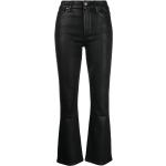 Jeans enduits PAIGE PREMIUM DENIM noirs W24 L29 pour femme en promo 