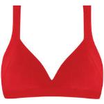 Hauts de bikini Pain de Sucre rouge coquelicot à motif fleurs 85C pour femme 