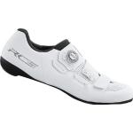 Chaussures de vélo Shimano blanches en fil filet légères Pointure 37 pour femme 