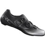 Chaussures de vélo Shimano noires en fil filet Pointure 42 pour homme en promo 