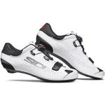 Chaussures de vélo Sidi blanches en microfibre légères Pointure 43 pour homme en promo 