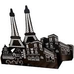 Serre livre noirs en métal à motif Paris Tour Eiffel 