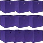Boîtes de rangement violettes 