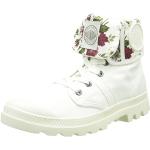 Palladium Femme Baggy Twl F Sneakers Hautes, Blanc Cassé (557 Off White/Flower), 36