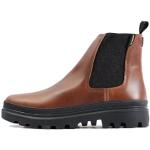 Chaussures Palladium marron en caoutchouc en cuir avec renfort au talon Pointure 42 look fashion pour homme en promo 