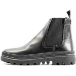 Chaussures Palladium noires en caoutchouc en cuir avec renfort au talon Pointure 42 look fashion pour homme en promo 