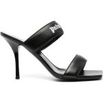 Sandales Palm Angels noires en cuir à bouts ouverts Pointure 41 pour femme en promo 