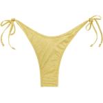 Bas de bikini Palm Angels jaune citron à paillettes pour femme en promo 