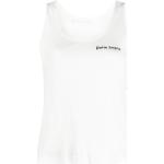 T-shirts à imprimés Palm Angels blancs à rayures sans manches pour femme 