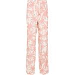 Pantalons Palm Angels rose bonbon en viscose à motif palmier à imprimés Taille 3 XL W44 pour homme 