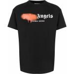 T-shirts à imprimés Palm Angels noirs à manches courtes à col rond pour homme en promo 