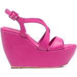 Sandales à talons Paloma Barcelo roses à talons compensés Pointure 41 look fashion pour femme 