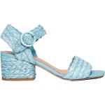 Sandales à talons Paloma Barcelo bleues Pointure 41 avec un talon entre 5 et 7cm pour femme 