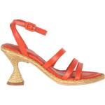 Sandales à talons Paloma Barcelo orange en cuir Pointure 40 pour femme 
