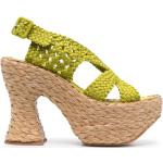 Paloma Barceló - Shoes > Sandals > High Heel Sandals - Yellow -