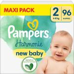 Pampers Harmonie Size 2 couches jetables 4-8 kg 96 pcs