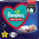 Pampers Night Pants Size 6 couches-culottes à usage unique pour la nuit 15+ kg 19 pcs