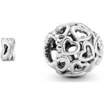 Bracelets en jonc Pandora argentés en argent à perles à motif serpents look fashion pour femme en promo 