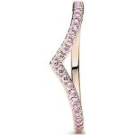 Bagues Pandora Timeless rose pastel en métal 54 look fashion pour femme 