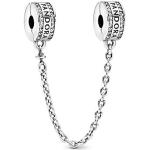Bracelets de perles Pandora argentés en argent à perles look fashion pour femme en promo 