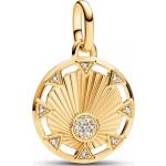 Pandora Bijouterie, ME Power of the Light Sun Medallion Charm en gold - Pendentifs & Charmspour dames