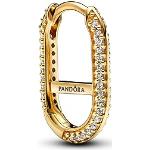 Pendentifs coeur Pandora Me dorés en plaqué Or look fashion pour femme 