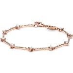 Bracelets Pandora roses en argent en or rose look fashion pour femme en promo 