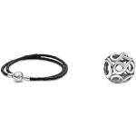 Bracelets en jonc Pandora Moments argentés en argent classiques pour femme en promo 