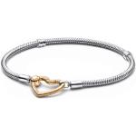 Bracelets breloques Pandora Moments en or à motif serpents 14 carats look fashion pour femme en promo 