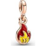 Bracelets de perles Pandora Rose roses en cristal à perles 14 carats Emoji look fashion pour femme 