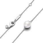 Pendentifs perle Pandora blancs en argent à perles look fashion pour femme 