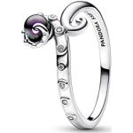 Bagues Pandora violettes en argent à perles en perle Disney Ursula 58 look fashion pour femme en promo 